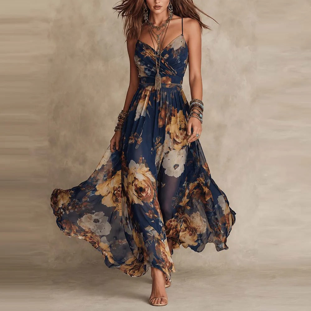 Carola Vestido Maxi Floral