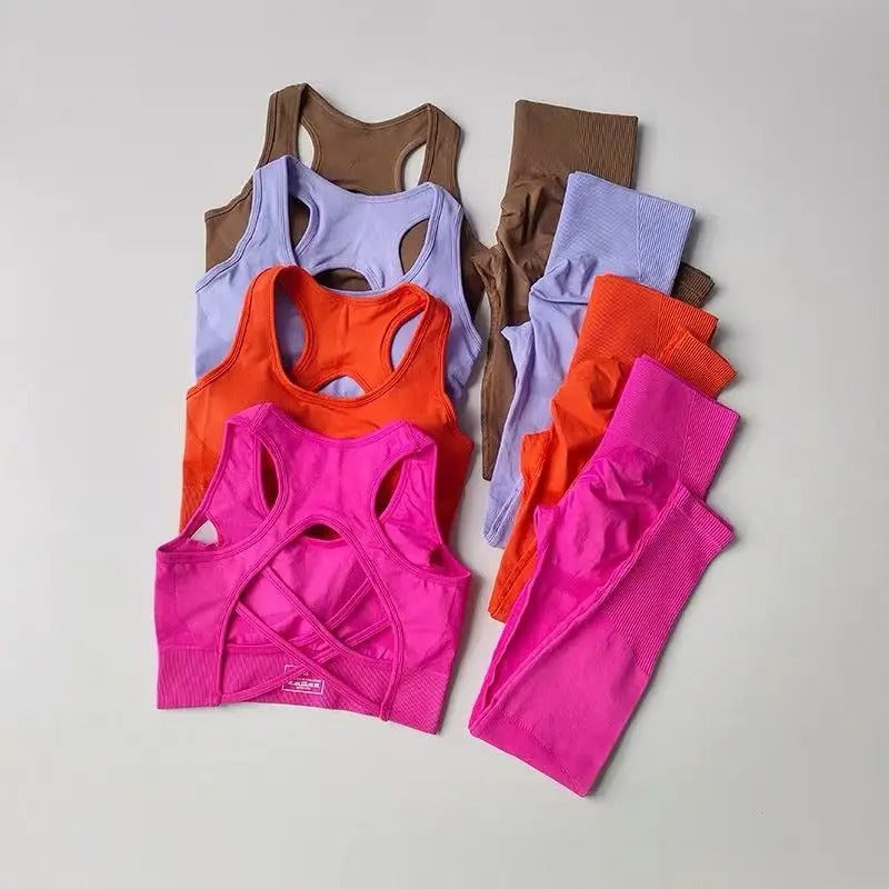 Anica Conjunto Deportivo Active de Top y Leggings de Cintura Alta