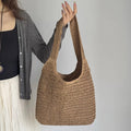 Carmina Bolso Tote de Rafia