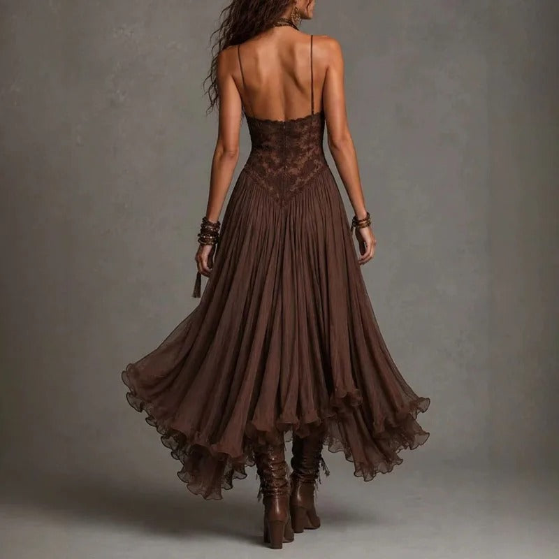 Ainara Vestido Encaje Bohemio