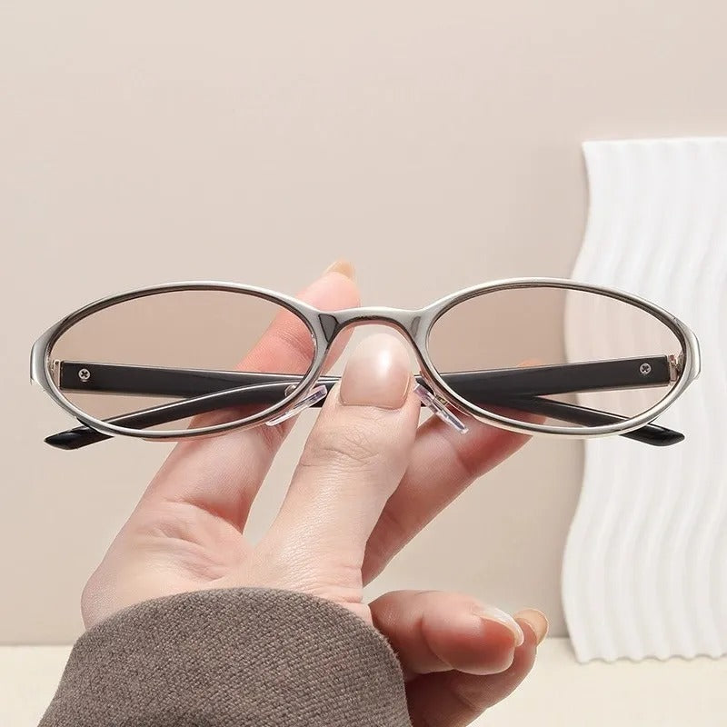 Odette Gafas Ovaladas de Estilo Retro
