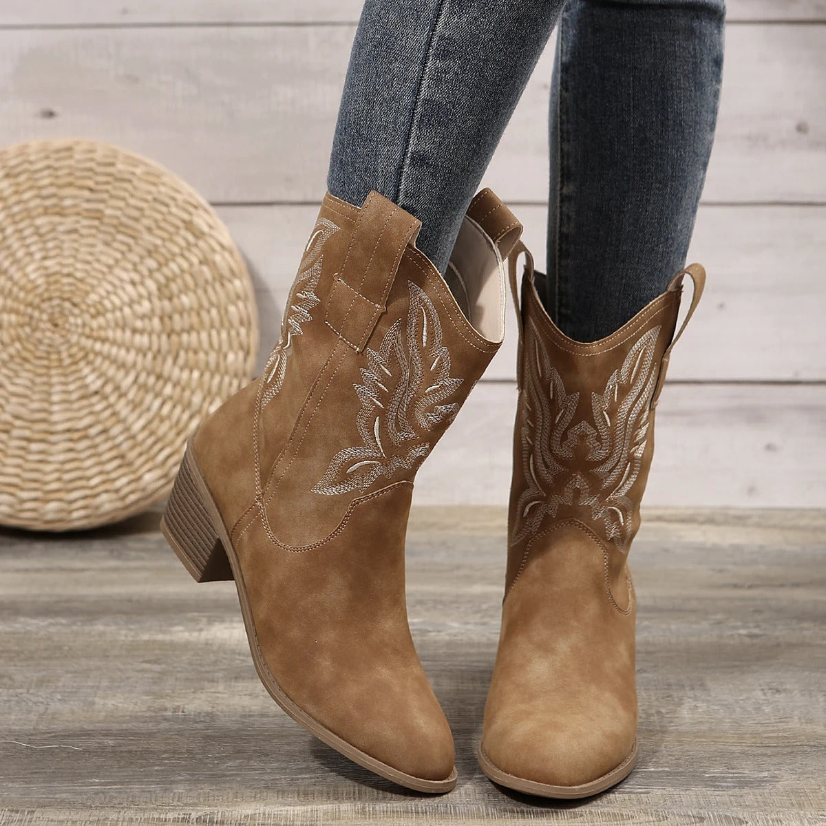 Jimena Botas Cowboy Bordadas