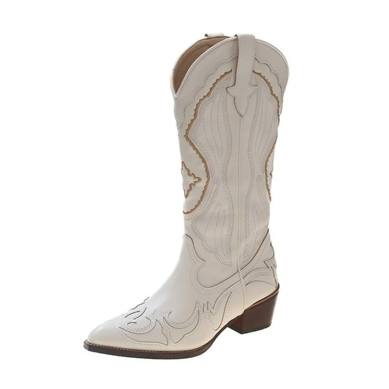 Valeria Botas Cowboy Bordadas