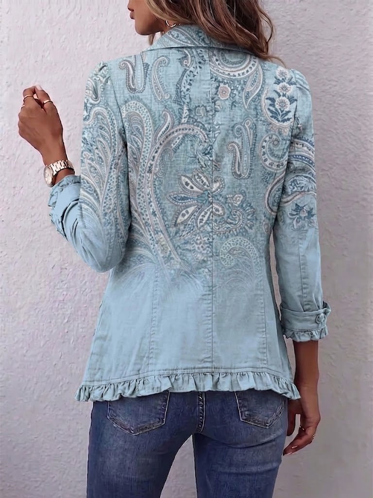 Remedios Chaqueta Cachemira Vintage con Volantes