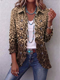 Nazaret Chaqueta Leopardo con Volantes