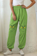 Pantalón casual holgado estampado