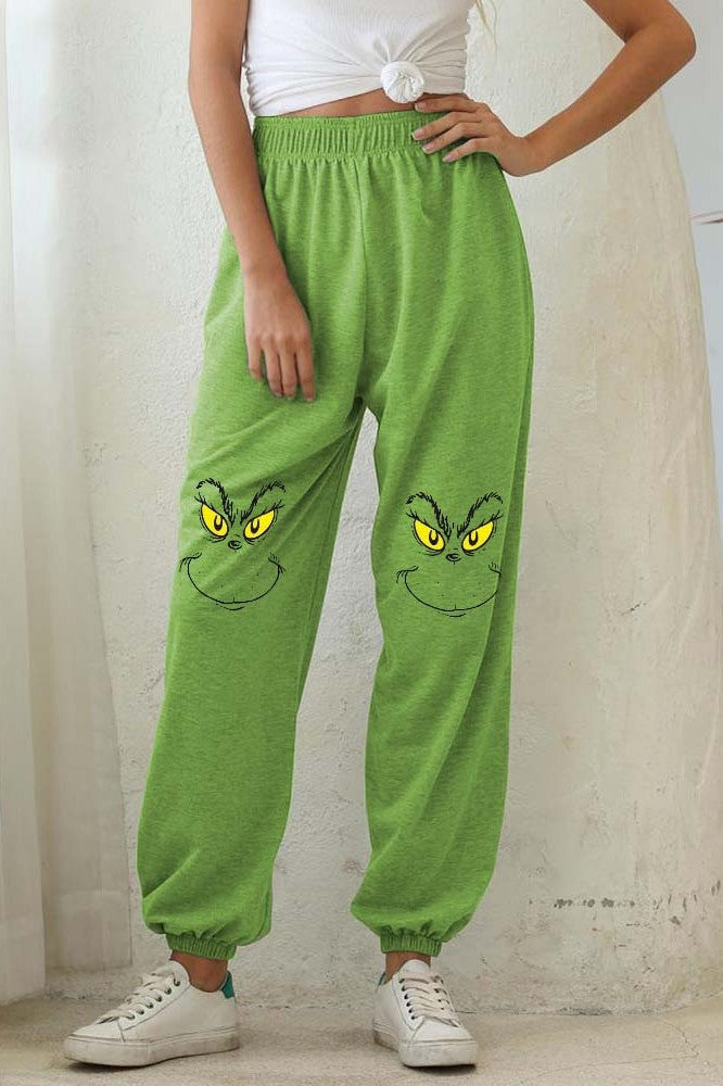 Pantalón casual holgado estampado