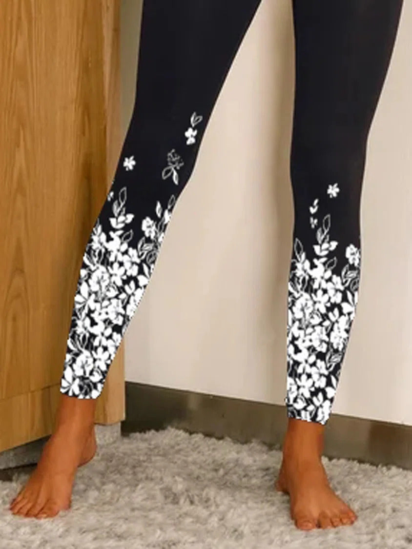 Leggings casual de flores · Alena