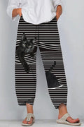 Pantalón de rayas con bolsillos · Saioa