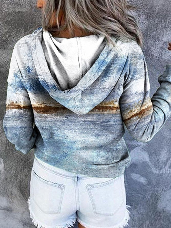 Sudadera casual recta abstracta — foto 4