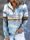 Sudadera casual recta abstracta