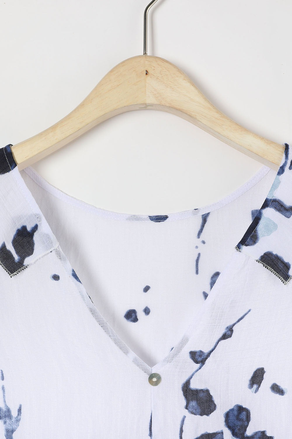 Camisa de flores blanca sin mangas — foto 5